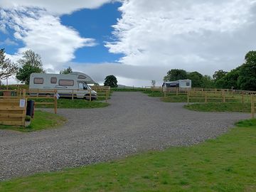 Grass and hardstanding pitches