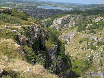 Cheddar gorge a small car journey down the road.