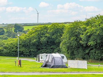 Grass pitches with electric hook-up