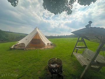 Bell tent exterior