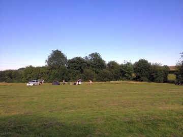 Spacious pitching field