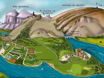 Map of the area
