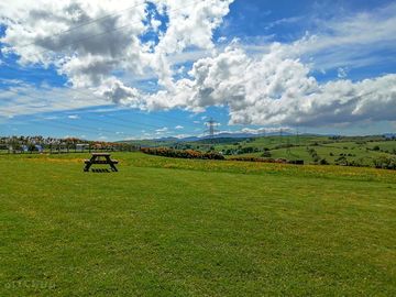 Spacious camping pitches