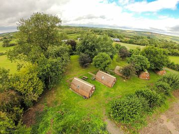 Visitor image of the aerial view