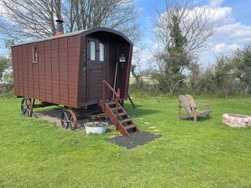 Outside the Shepherds Hut