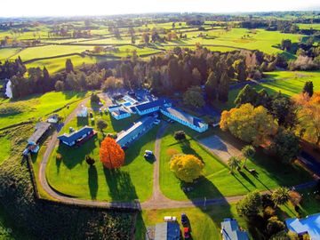 Aerial view of the site