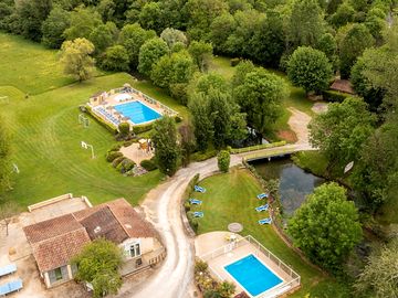 Aerial view of the site