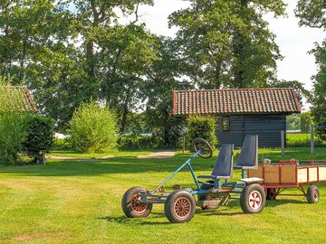 Buggy rides and a play area for the kids