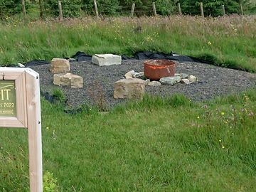 Firepit area for cosy star gazing