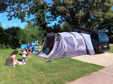 Happy campers under the sun