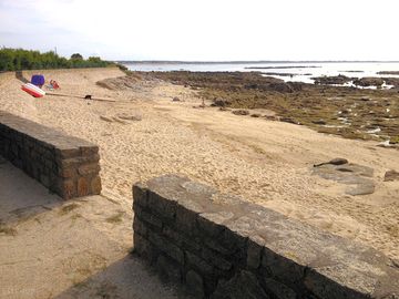 The cove during low tide