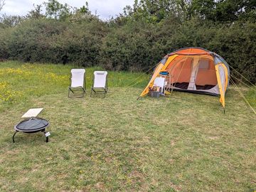 Fox's tent pitch