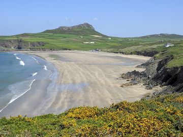 Whitesands beach, 20 minutes' drive away