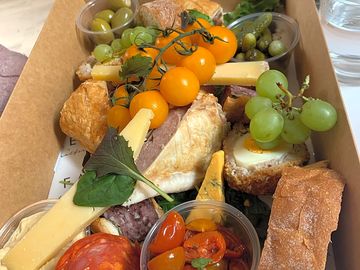 We have a selection of tasty hampers available to order!