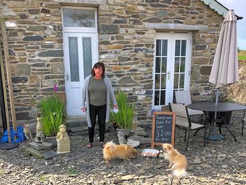 A warm welcome awaits at ffynnonwen wild camping