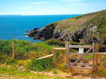 Pembrokeshire coast path gate