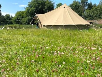 Glamping at Thorpe Hall near Bridlington