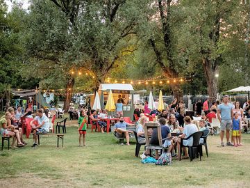 The site during the evening