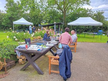 Picnic tables