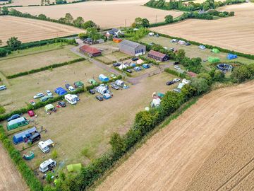 Aerial view of site