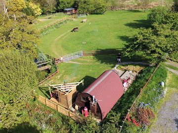 Your own escape to the countryside - with donkeys as neighbours