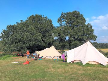 Bell tent pitches