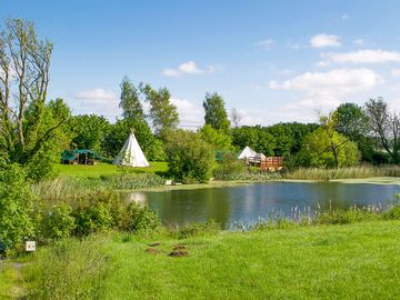 Units by the lake