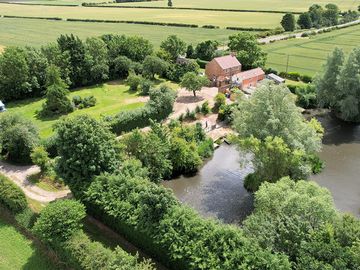 Aerial view of the site