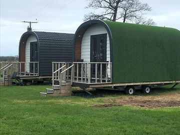 Camping pods exterior