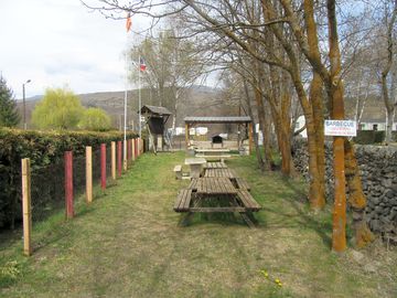 Shared barbecue area