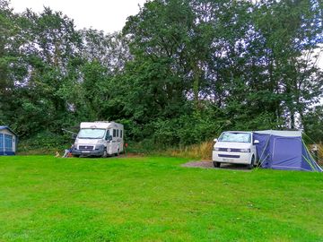 Hardstanding and grass touring pitches