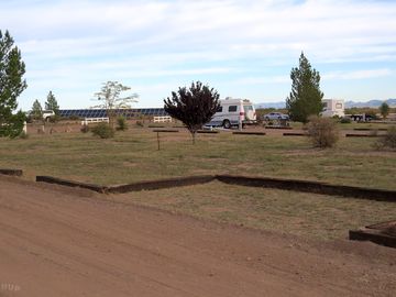 View of the large pitches
