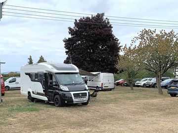 Motorhome and caravan area