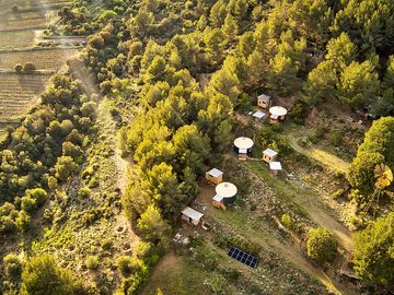 Aerial view of the site