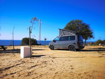 Pitches with sea views