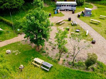 Communal orchard area