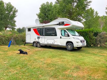 Visitor image of the motorhome on the pitch