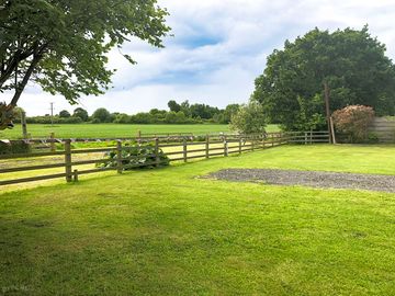 Hardstanding pitch with lovely views