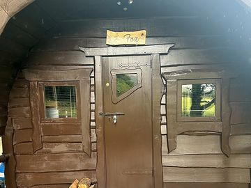 Outside chalet