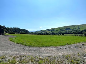 Looking out over local countryside