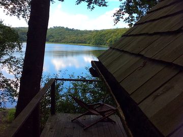 View across the lake