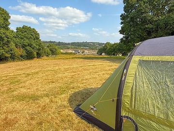 Tent available for rent on site