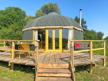 Decking outside of the yurt (added by manager 25 Aug 2023)