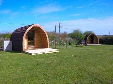 Our lovely Log Pods. (added by manager 15 Apr 2014)