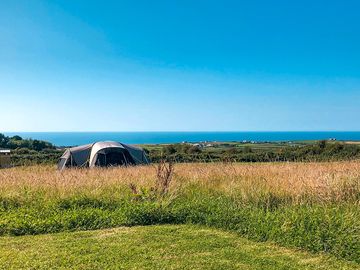 Visitor image of the view from their pitch