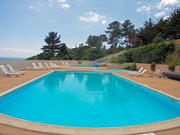 Heated outdoor pool