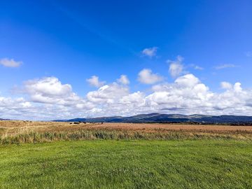 View across the campsite