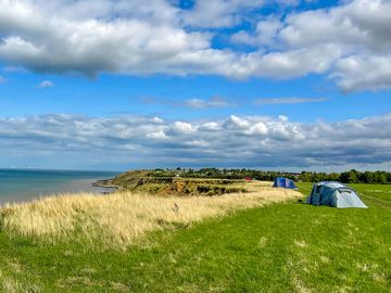 Visitor image of the cliffside pitches (added by manager 26 Aug 2022)