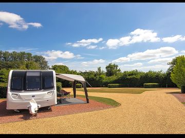 Caravan on pitch 4