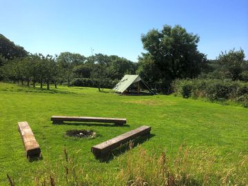 One spacious pitch with private campfire and dining shelter (added by manager 28 Aug 2015)